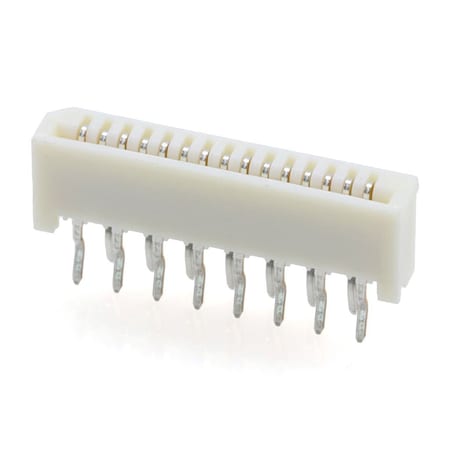 Molex Ffc/Fpc Connector, 15 Contact(S), 1 Row(S), Female, Straight, 0.039 Inch Pitch, Solder Terminal, 528061510